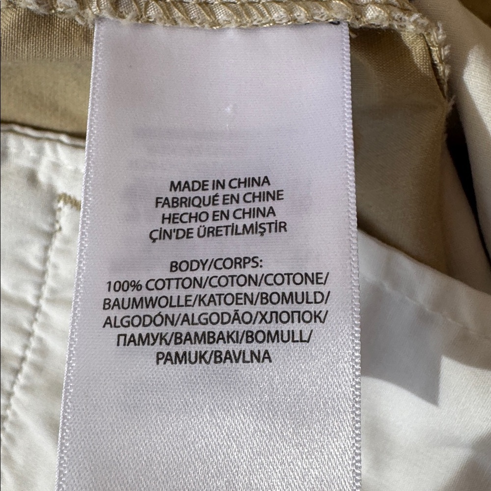 Ralph Lauren Boys Cargo Shorts Khaki Tan Cotton Pockets Size 20 - Picture 7 of 7